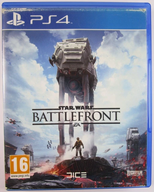 Jeu Star Wars: Battlefront Pour PS4 - Version FR PAL - État Correct, Fonctionnel