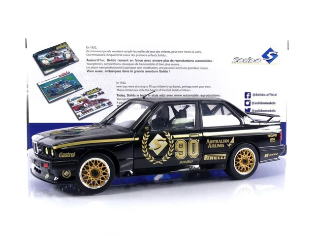 Solido 1/18 - 1801517 - Bmw M3 E30 90Eme Anniversaire Solido - 1990