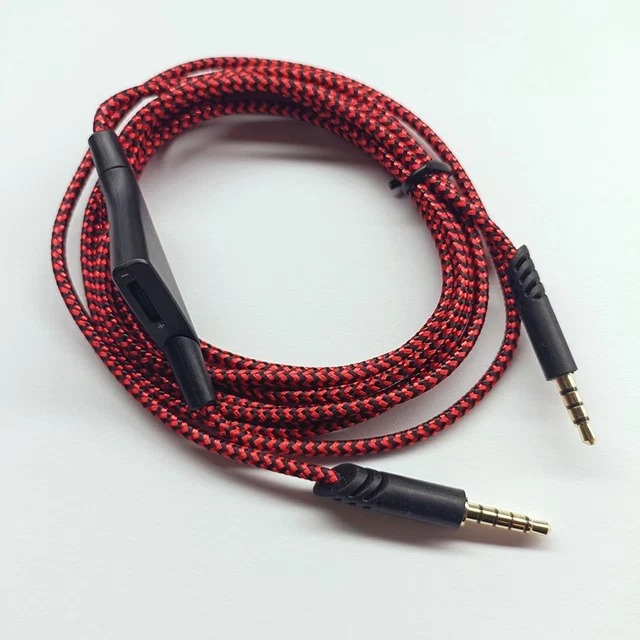 REPLACEMENT BRAIDED AUDIO Cable for Logitech Astro A10 A40 A30 Gaming ...