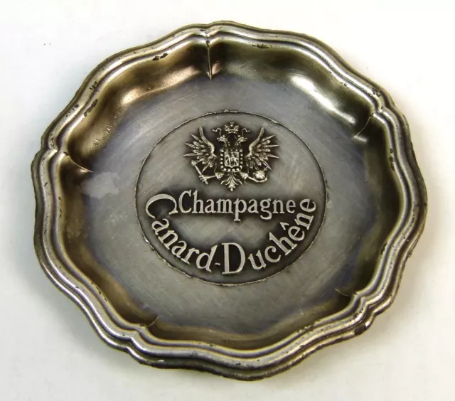 Soucoupe Métal - CHAMPAGNE CANARD DUCHENE - Diamètre 92 mm -