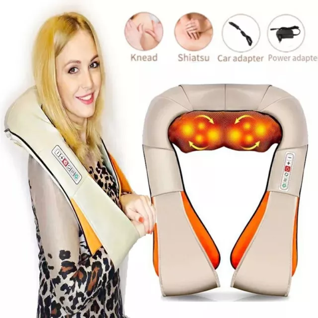 Masajeador Shiatsu Renpho, para cuello, hombros, espalda, con función de calor