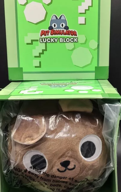 Big Games Roblox Pet Simulator x HUGE BEAR Lucky Block Plushies