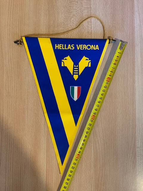 HELLAS VERONA ITALIA ITALY fanion wimpel pennant football ancien annees 80-90