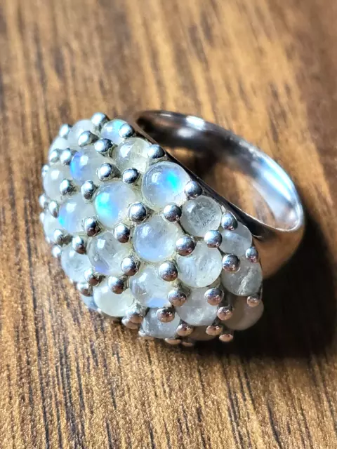 Vintage Ring mit Mondstein Silber 925er