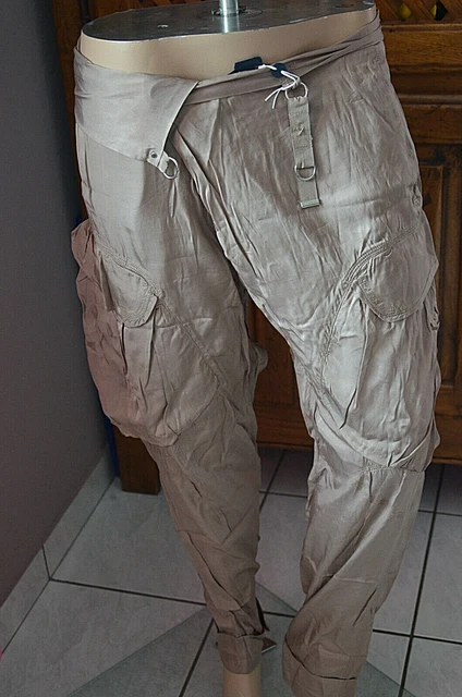 Pantalon Vintage Claire Campbell Ex-Girbaud Taille 36F - Jeans Rétro En Bon état