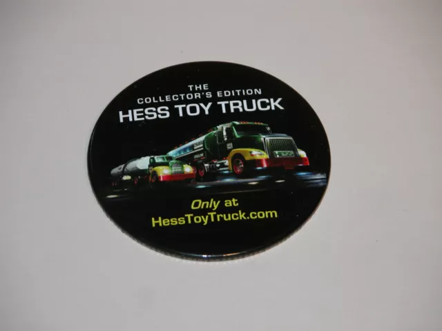 Hess 2014 Toy Truck Collectors Edition Cashier Button Mint