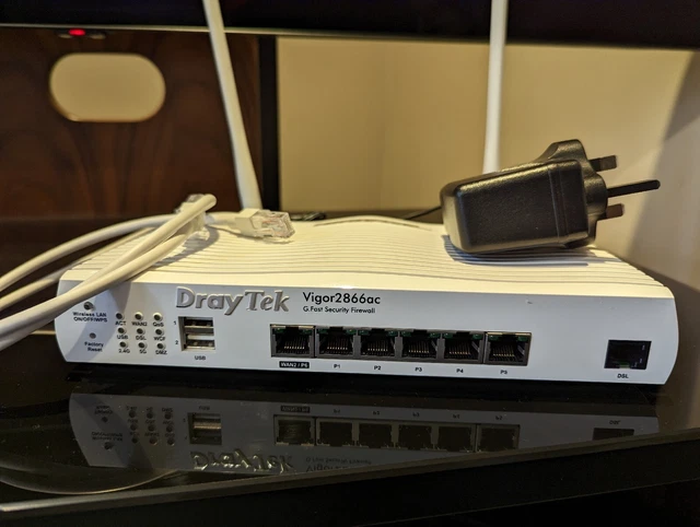 DRAYTEK VIGOR 2866AC 802.11AC VPN FTTH FTTP Full Fibre Modem Router £ ...