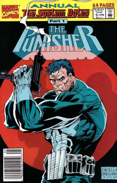 Punisher Annual #5 Newsstand Cover (1988-1994) Marvel Comics