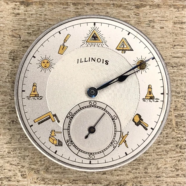 Mouvement De Montre De Poche Antique Waltham 210 - Pour Pièces Ou Réparation - Balancier Fonctionnel