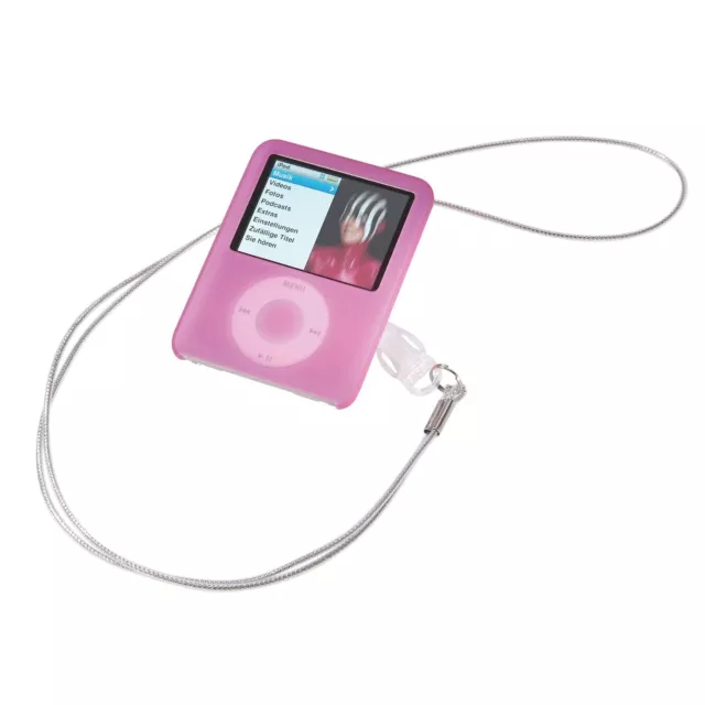 Vivanco Silikon-Skin Hülle Cover Tasche für Apple iPod Nano 3 3G 3. Generation