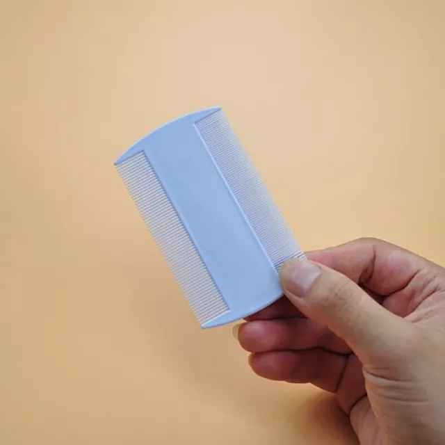 Double Sided Nit Fine Tooth Head Lice Hair Combs for Small Dog Cat Flea Plastic 2