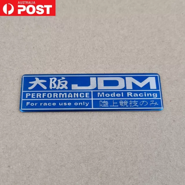 JDM Racing Emblem Decal Badge Metal Sticker Ute Car Truck Accessories Cool Gift