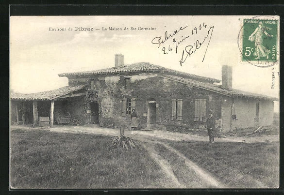 CPA Sainte-Germaine, la Maison 1914