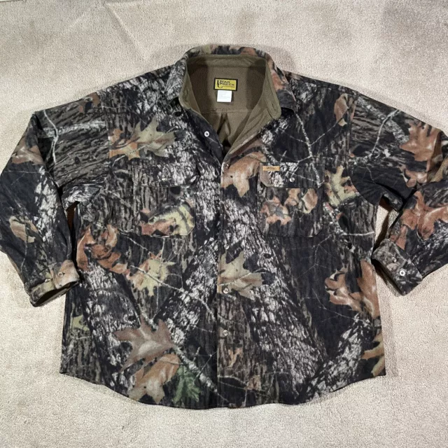 BEAR CREEK OUTFITTERS full zip fleece jacket Men s sz L XL NO size Tag Camo 16.22 PicClick