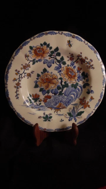 Assiette creuse bleue - Les Belles de Marie
