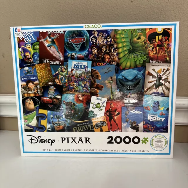 Pixar Clips - 2000 Piece Puzzle - Lucky Duck Toys