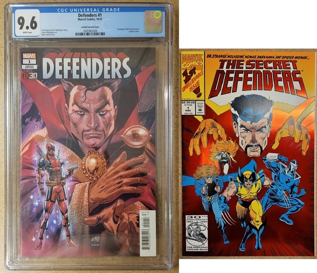 Defenders #1 CGC 9.6 (2021) Rob LIefeld Variant - White Pages