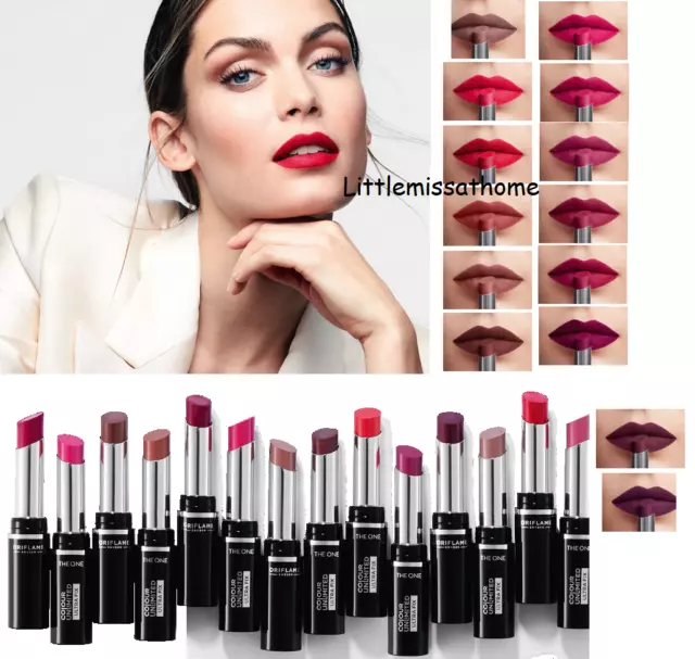 ORIFLAME THE ONE COLOUR UNLIMITED ULTRA FIX LIPSTICK red pink nude MATTE FINISH