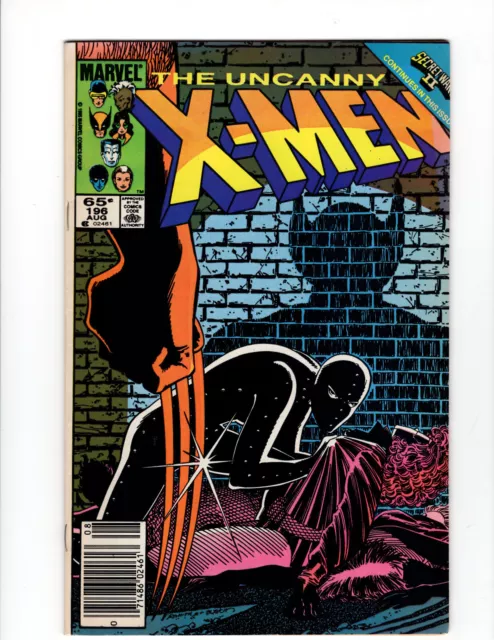 Uncanny X-Men #196 (Romita Jr. Art!) Marvel (1985)  FN/VF