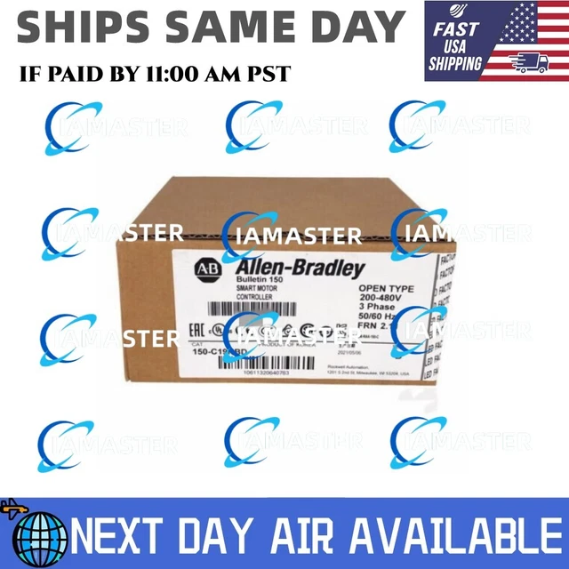 New Sealed Allen Bradley 150-C19NBD  SMC-3 Smart Motor Controller, 19A