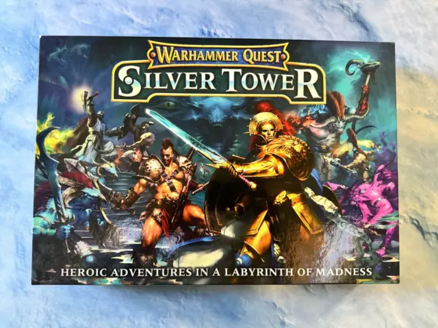 Warhammer Quest Silver Tower - Rare OOP - Opened, But complete