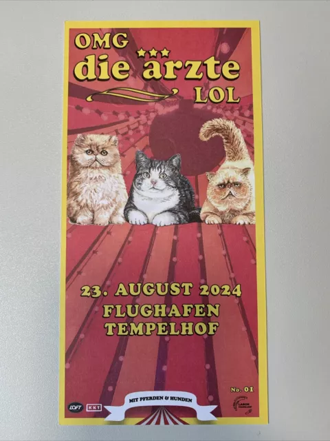 Die Ärzte LOL 1 Ticket für den 23.8.2024 zum Originalpreis