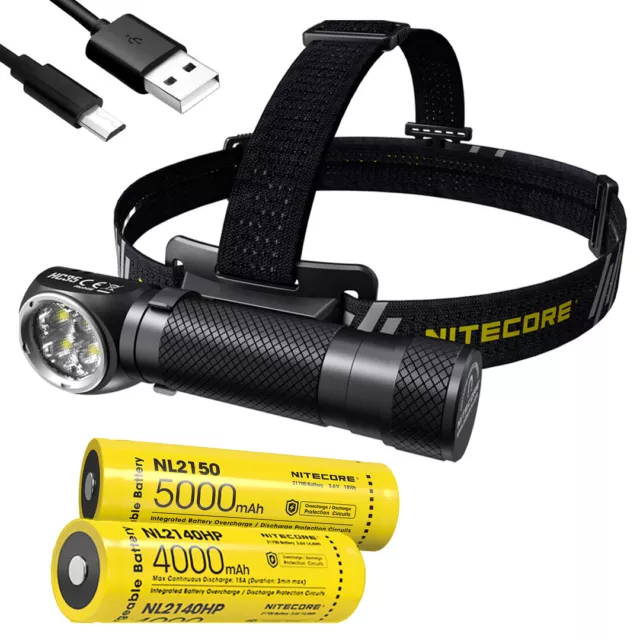 NITECORE HC35 2700 Lumen USB Rechargeable Headlamp with Extra Battery