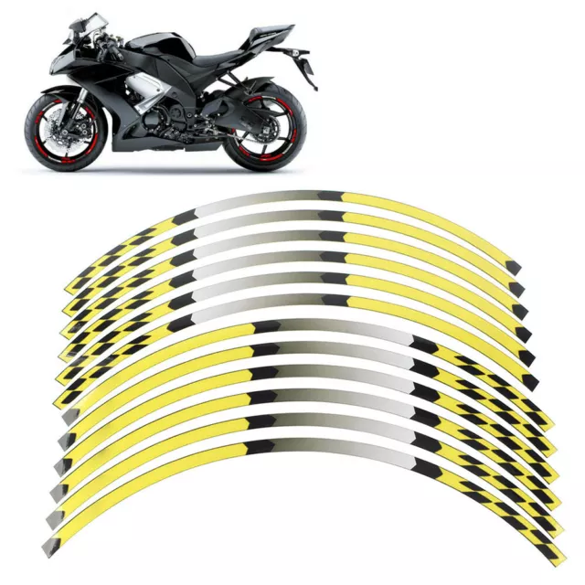 17" Rim Stripes Wheel Tape Sticker Decals For KAWASAKI NINJA 1000/R/SX 250/R New