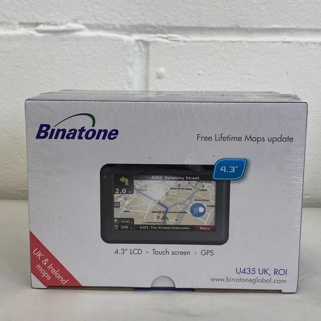 Binatone Navigazione Satellitare GPS U435 Touch Screen 09A4-20