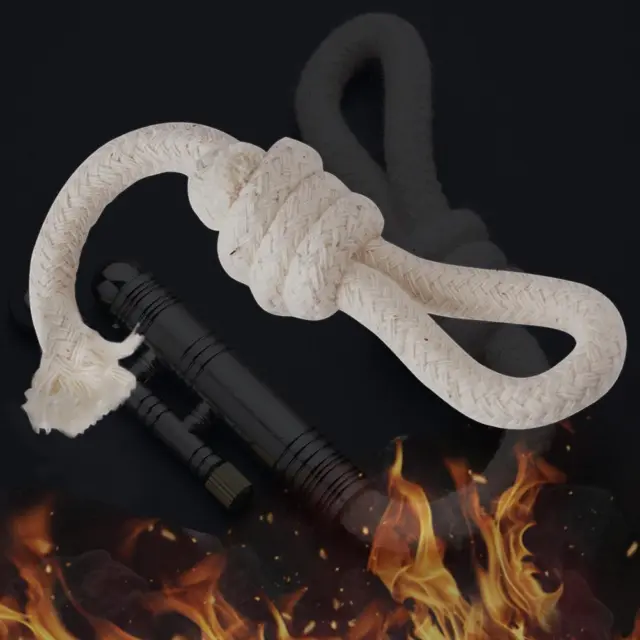Metal Windproof Fire Rope Cotton Rope Kerosene Lighter Fire Surviva Sales B0H6