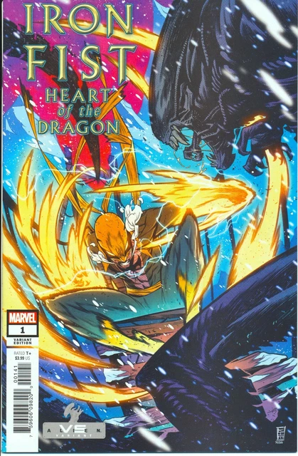 Iron Fist Heart of the Dragon #1 D Kim Jacinto Alien Variant NM/NM+ Marvel 2021