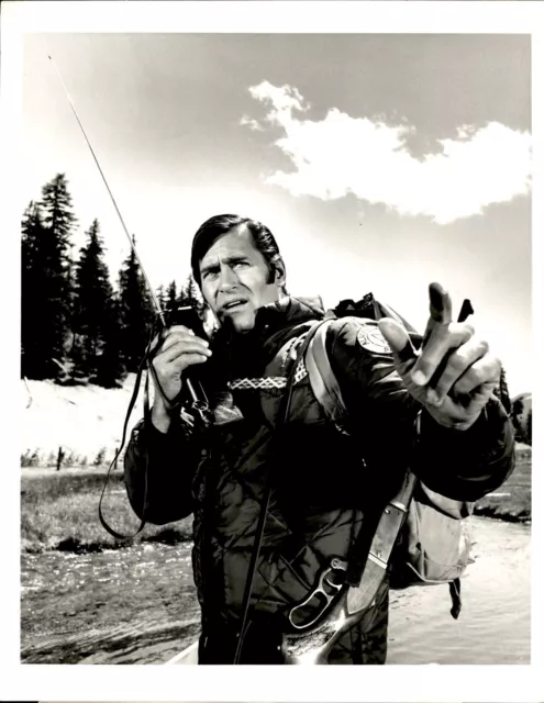 BR47 1974 Rare Original Photo CLINT WALKER Kodiak Rugged Handsome Outdoorsman