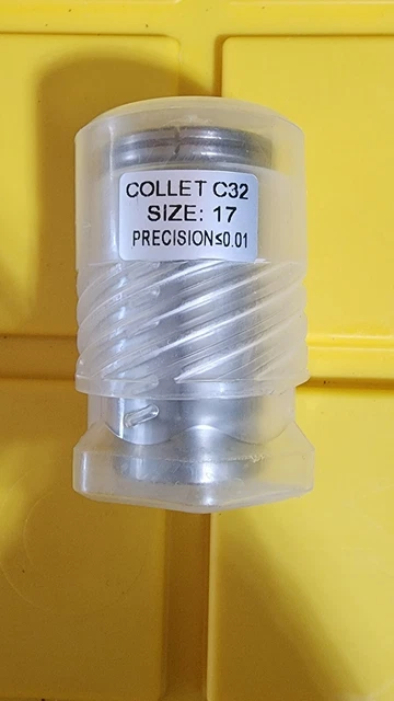 Straight Shank Collet C32-17 CNC Router Tool Adapter 65Mn  PRECISION 0.01 -