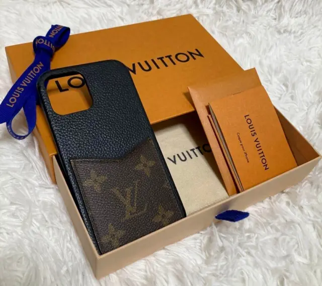 Rare Authentic Louis Vuitton Case for iPhone 11 Pro Monogram & Black USED VG