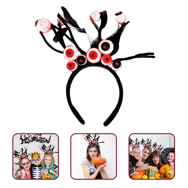 HALLOWEEN EYE BALL Hairband Headband Costume Accessory Show Prop Felt