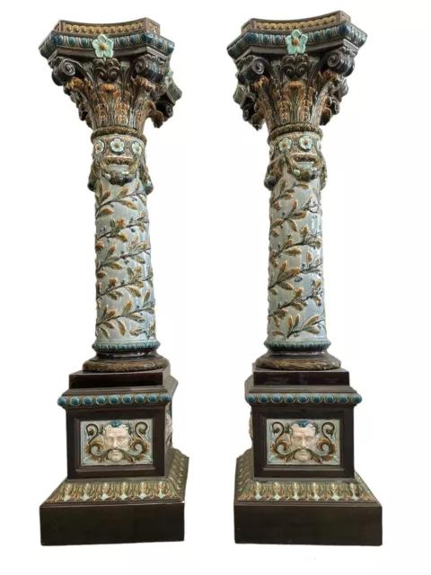 Large Pair of Swedish Royal luxury Architectural Columns