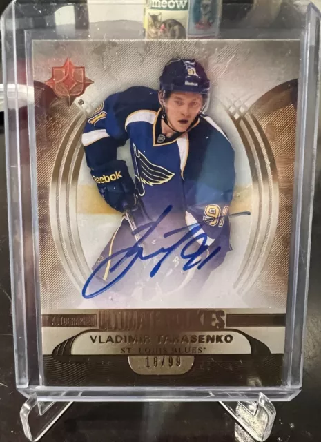 2013-14 Upper Deck Ultimate Vladimir Tarasenko Ultimate Rookies Auto RC