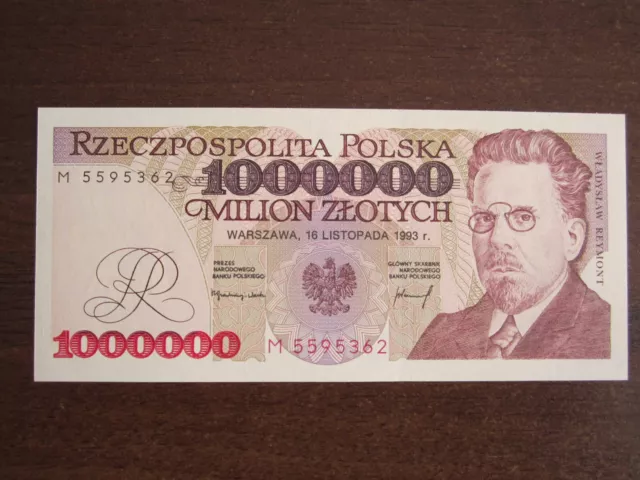 Polen, 1 Mil. Zlotych, 1993