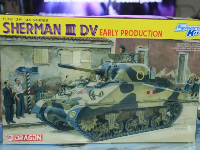 1/35 Dragon #6573  M4A2 Sherman Iii Dv Early Production.