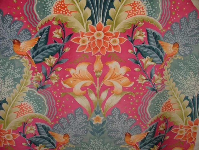 Istanbul Hot Pink Velvet Fabric Curtain Upholstery Cushion Roman Blind Use
