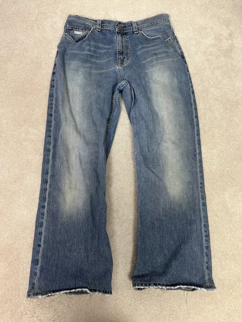 Vintage BKE Buckle Jeans Mens 32 Blue San Antonio Light Wash Made USA Boot Cut