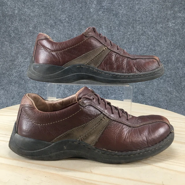 CLARKS MENS 10M Waterloo Boat Shoe Brown Leather XTR Lite  display picture 3
