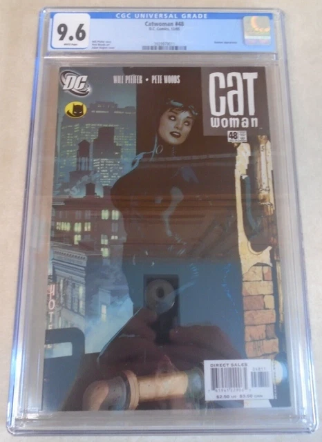 Catwoman Issue #48 Comic. Adam Hughes Cover. CGC Graded 9.6. DC Comics 2005