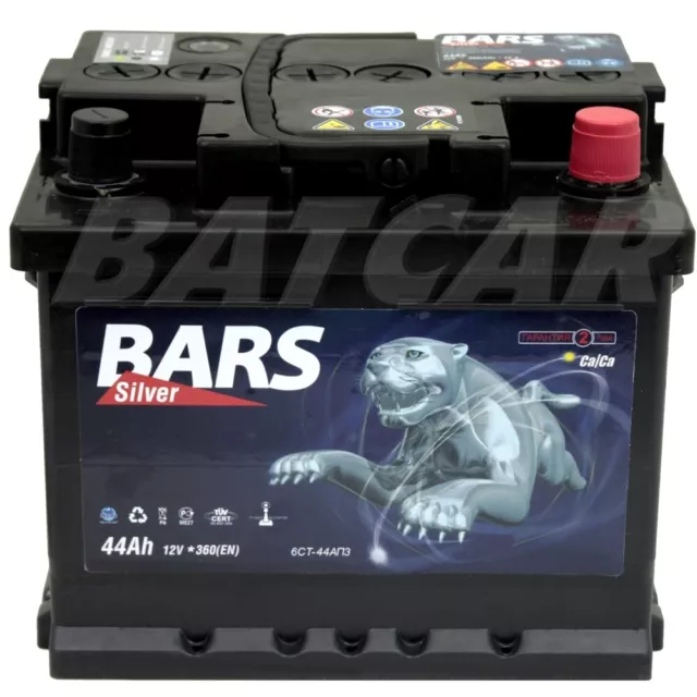 Autobatterie 12V 44Ah Varta B18 Starterbatterie 544402044 ersetzt 40Ah 42Ah  45Ah