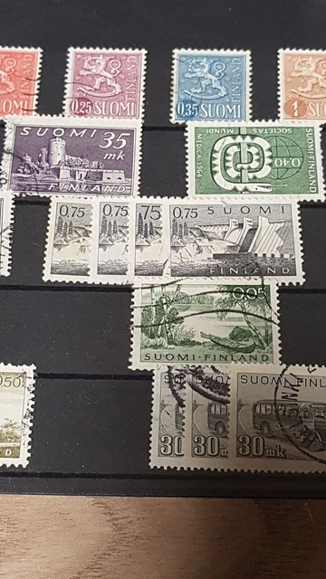 Konvolut / Lot 1 - alte Briefmarken aus Finnland - Finland - Suomi 3