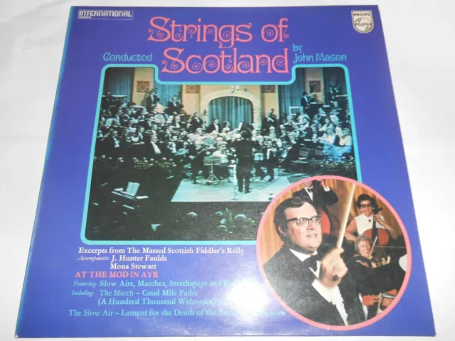 Strings of Scotland Conducted by John Mason Fiddler's Rally - Vinyl LP Album