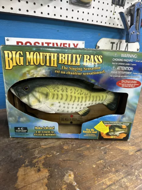 1998 Vintage Big Mouth Billy Bass The Singing Sensation In New Open Box