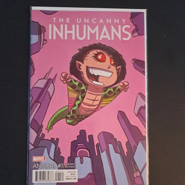 The Uncanny Inhumans Annual #1 Skottie Young Variant Marvel Comics 2016 NM