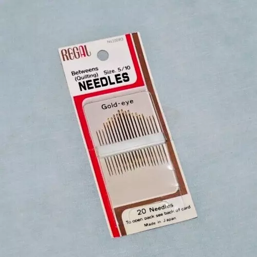 Crafty Hand Sewing Needles Quilting Betweens Sew Needle x20 Quilters Size 3