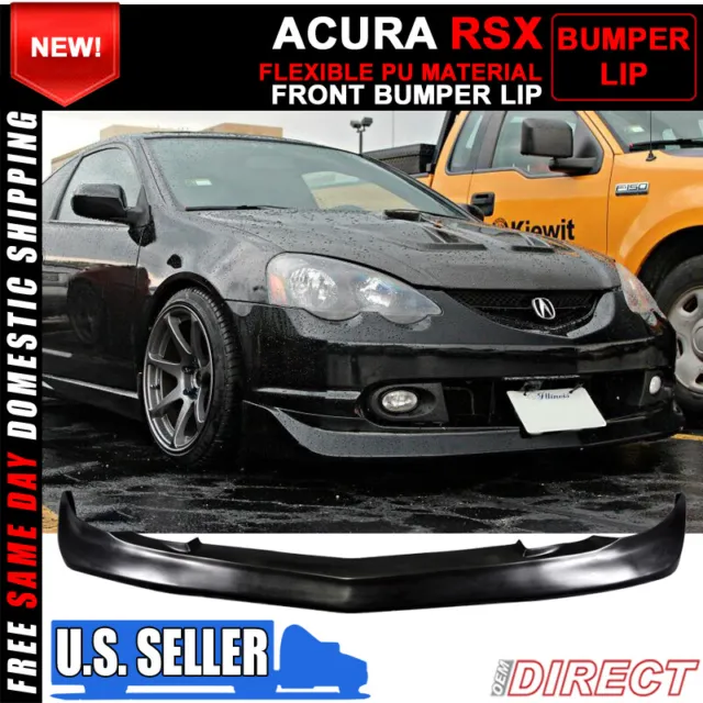 Fits 02-04 Acura RSX Mugen Style Front & Rear Bumper Lip W/ Led Brake Light